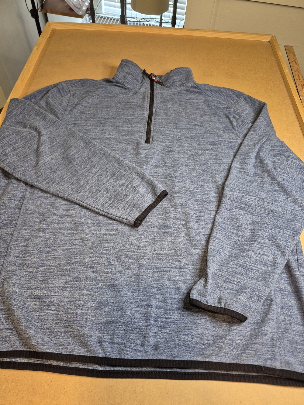 Avalanche Men's Heather Blue Quarter-Zip Pullover 4654/4